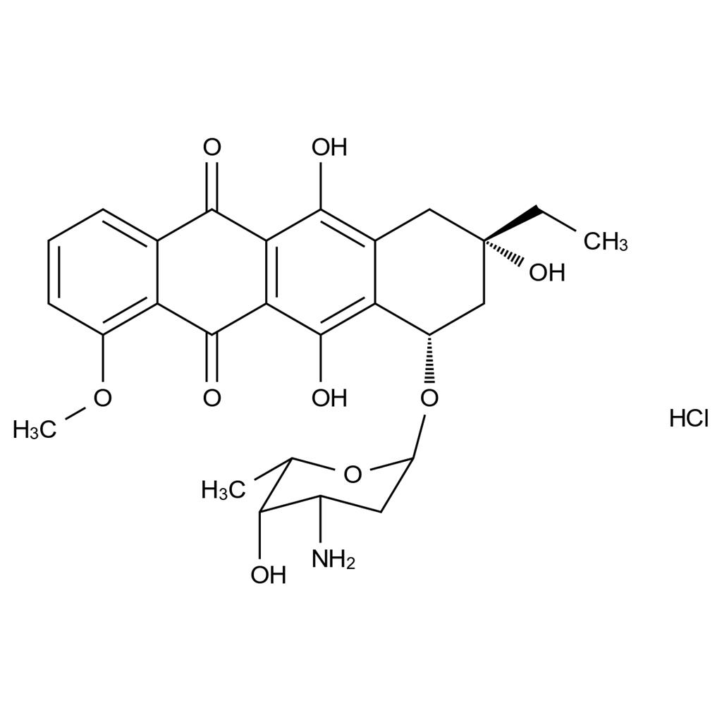 13-脫氧柔紅霉素鹽酸鹽,13-Deoxydaunorubicin HCl