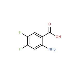 2-氨基-4,5-二氟苯甲酸,2-Amino-4,5-difluorobenzoic acid