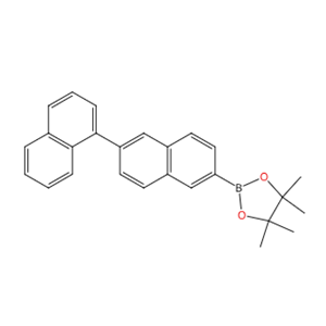 2-(1-萘基)萘-6-硼酸頻那醇酯,2-(1-Naphthyl)naphthalene-6-(4,4,5,5-  tetramethyl-1,3,2-dioxaborolane-2-