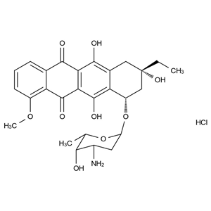 CATO_13-脫氧柔紅霉素鹽酸鹽_65360-28-3_97%