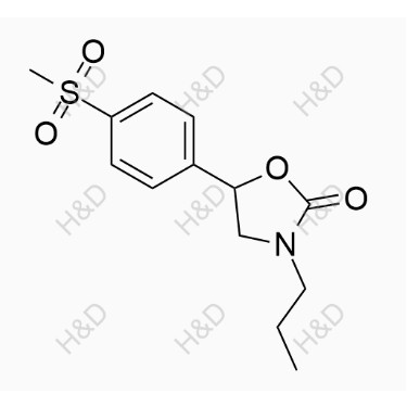 艾瑞昔布雜質(zhì)20,5-(4-(methylsulfonyl)phenyl)-3-propyloxazolidin-2-one