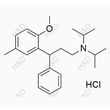 托特羅定EP雜質(zhì)C(鹽酸鹽),Tolterodine EP Impurity C (Hydrochloride)