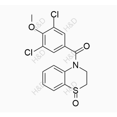 多替諾德雜質(zhì)39,(3,5-dichloro-4-methoxyphenyl)(1-oxido-2H-benzo[b][1,4]thiazin-4(3H)-yl)methanone