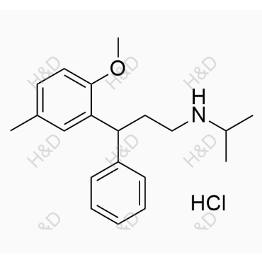 托特羅定EP雜質D(鹽酸鹽),Tolterodine EP Impurity D(Hydrochloride)