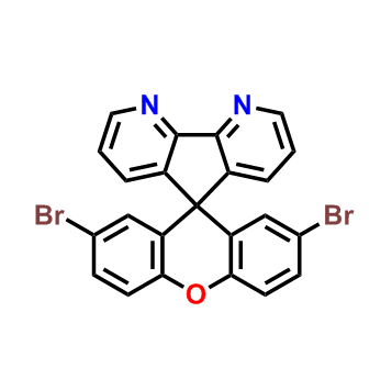 2'7'-二溴-4,5-二氮雜螺芴氧雜蒽,2',7'-dibromospiro[cyclopenta[2,1-b:3,4-b']dipyridine-5,9'-xanthene]