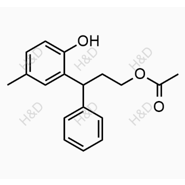 托特羅定雜質(zhì)11,3-(2-hydroxy-5-methylphenyl)-3-phenylpropyl acetate