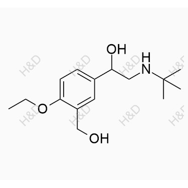 沙丁胺醇雜質(zhì)O,2-(tert-butylamino)-1-(4-ethoxy-3-(hydroxymethyl)phenyl)ethanol