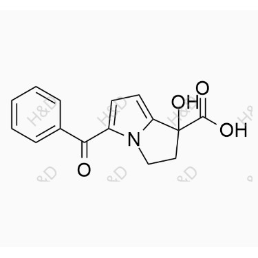 沙丁胺醇雜質(zhì)20,5-benzoyl-1-hydroxy-2,3-dihydro-1H-pyrrolizine-1-carboxylic acid