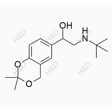 沙丁胺醇雜質(zhì)P,2-(tert-butylamino)-1-(2,2-dimethyl-4H-benzo[d][1,3]dioxin-6-yl)ethanol