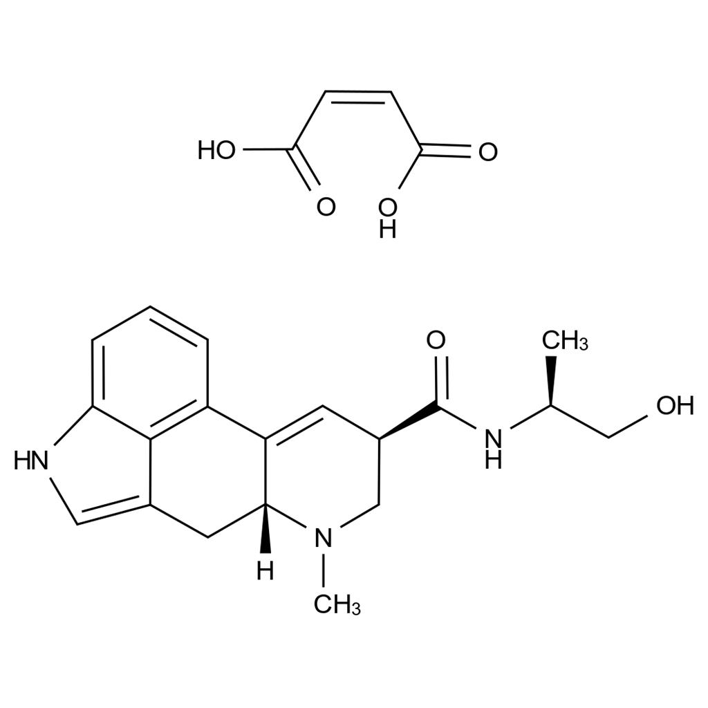 (6aR,9R)-N-((S)-1-羟丙基-2-基)-7-甲基-4,6,6a,7,8,9-六氢吲哚并[4,3-fg]喹啉-9-羧酰胺马来酸酯,(6aR,9R)-N-((S)-1-hydroxypropan-2-yl)-7-methyl-4,6,6a,7,8,9-hexahydroindolo[4,3-fg]quinoline-9-carboxamide maleate