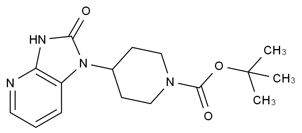 4-{2-oxo-1H,2H,3H-咪唑-[4,5-b]吡啶-1-基}哌啶-1-羧酸叔丁酯,tert-Butyl 4-{2-oxo-1H,2H,3H-imidazo-[4,5-b]pyridin-1-yl}piperidine-1-carboxylate