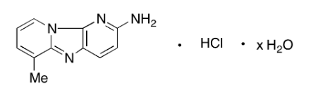 2-氨基-6-甲基二吡啶[1，2-a：3'，2'-d]咪唑鹽酸鹽 ·x水合物,2-Amino-6-methyldipyrido[1,2-a:3',2'-d]imidazole Hydrochloride  ·xHydrate