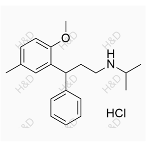 Tolterodine EP Impurity D(Hydrochloride)	托特羅定EP雜質(zhì)D(鹽酸鹽)