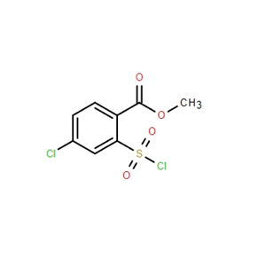 4-氯-2-氯磺?；郊姿峒柞?4-CHLORO-2-(CHLOROSULFONYL) BENZOIC ACID METHYL ESTER