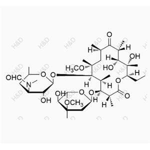 克拉霉素雜質(zhì)H,N-((2S,3R,4S,6R)-2-(((3R,4S,5S,6R,7R,9R,11R,12R,13S,14R)-14-ethyl-12,13-dihydroxy-4-(((2R,4R,5S,6S)-5-hydroxy-4-methoxy-4,6-dimethyltetrahydro-2H-pyran-2-yl)oxy)-7-methoxy-3,5,7,9,11,13-hexamethyl-2,10-dioxooxacyclotetradecan-6-yl)oxy)-3-hydroxy-6-methylt