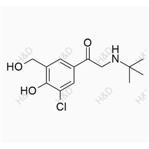 沙丁胺醇EP雜質(zhì)K,2-(tert-butylamino)-1-(3-chloro-4-hydroxy-5-(hydroxymethyl)phenyl)ethanone