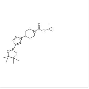 4-[4-(4,4,5,5-四甲基-1,3,2-二氧雜環(huán)戊硼烷-2-基)-1H-吡唑-1-基]哌啶-1-甲酸叔丁酯