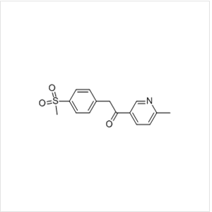 1-(6-甲基吡啶-3-基)-2-[4-(甲基磺?；?苯基]乙酮