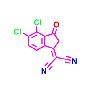 2-(6,7-dichloro-3-oxo-2,3-dihydro-1H-inden-1-ylidene)malononitrile,2-(6,7-dichloro-3-oxo-2,3-dihydro-1H-inden-1-ylidene)malononitrile