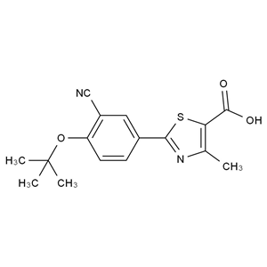 非布索坦叔丁基醚酸雜質(zhì),Febuxostat t-Butyl Ether Acid Impurity