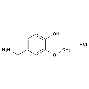 CATO_4-氨甲基-2-甲氧基苯酚鹽酸鹽_7149-10-2_97%