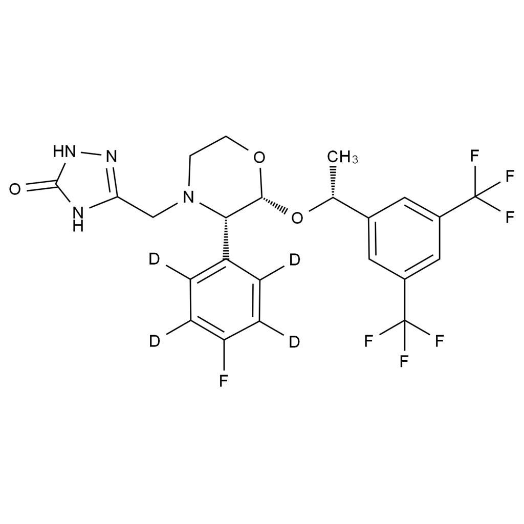 rac-阿瑞吡坦-d4（對映異構(gòu)體）,rac-Aprepitant-d4 (and enantiomer)