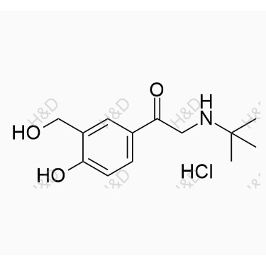 沙丁胺醇EP雜質(zhì)J,2-(tert-butylamino)-1-(4-hydroxy-3-(hydroxymethyl)phenyl)ethanone hydrochloride