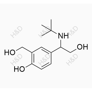 沙丁胺醇雜質(zhì)30,4-(1-(tert-butylamino)-2-hydroxyethyl)-2-(hydroxymethyl)phenol