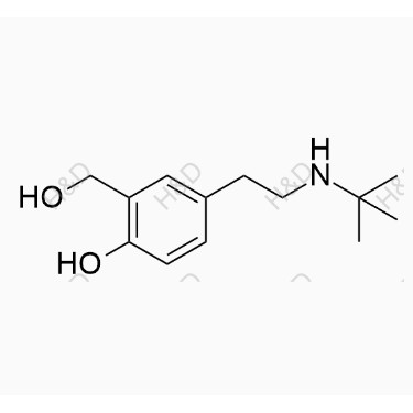 鹽酸左旋沙丁胺醇雜質(zhì)A,4-(2-(tert-butylamino)ethyl)-2-(hydroxymethyl)phenol