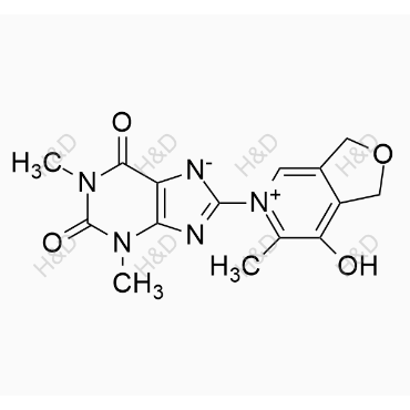 維生素B6雜質(zhì)6,8-(7-hydroxy-6-methyl-1,3-dihydrofuro[3,4-c]pyridin-5-ium-5-yl)-1,3-dimethyl-2,6-dioxo-1,2,3,6-tetrahydropurin-7-ide