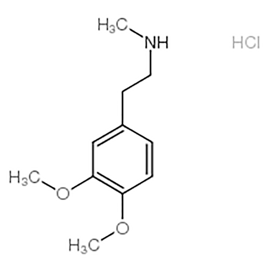 3,4-二甲氧基-N-甲基苯乙胺 鹽酸鹽,2-(3,4-dimethoxyphenyl)-N-methylethanamine,hydrochloride