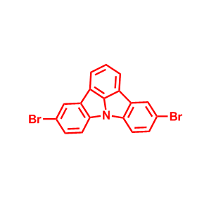 Indolo[3,2,1-jk]carbazole, 5,11-dibromo-