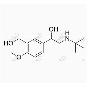 沙丁胺醇雜質(zhì)35,2-(tert-butylamino)-1-(3-(hydroxymethyl)-4-methoxyphenyl)ethanol