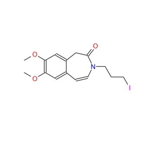 7,8-二甲氧基-3-(3-碘丙基)-1,3-二氫-2H-3-苯并氮雜卓-2-酮