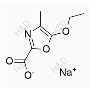 sodium 5-ethoxy-4-methyloxazole-2-carboxylate	維生素B6雜質(zhì)19（鈉鹽）	1782982-40-4