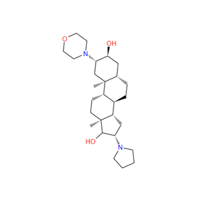 (2b,3a,5a,16b,17b)-2-(4-嗎啉基)-16-(1-吡咯烷基)雄甾烷-3,17-二醇