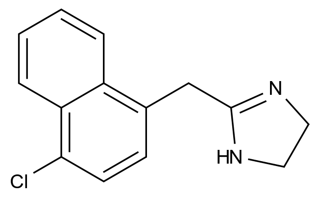 2-((4-Chloronaphthalen-1-yl)methyl)-4,5-dihydro-1H-imidazole