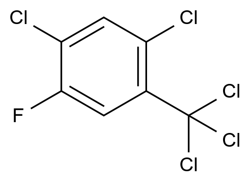 1,5-二氯-2-氟-4-(三氯甲基)苯,1,5-Dichloro-2-fluoro-4-(trichloromethyl)benzene