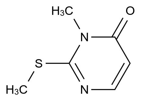 3-Methyl-2-(methylthio)pyrimidin-4(3H)-one