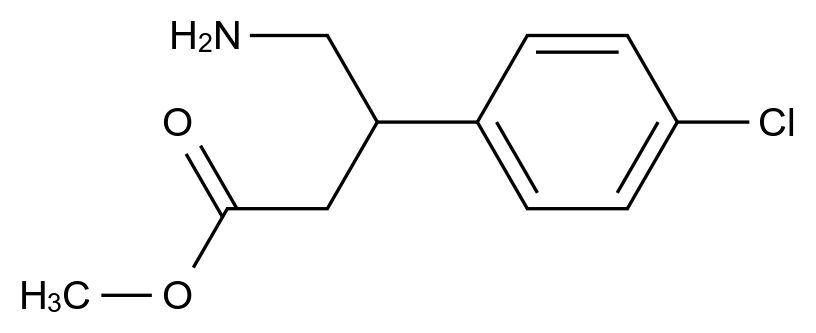 Methyl 4-amino-3-(4-chlorophenyl)butanoate