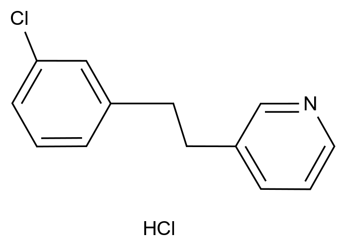 3-（3-氯苯乙基）吡啶鹽酸鹽,3-(3-chlorophenethyl)pyridine HCI