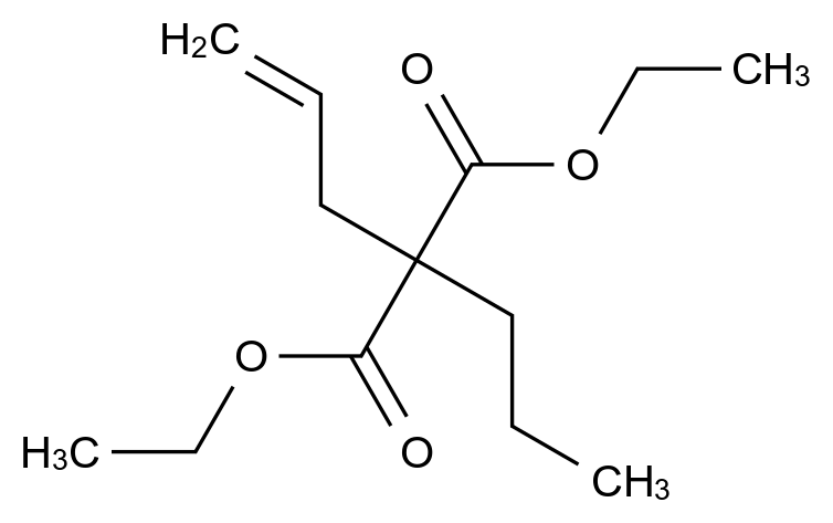 2-烯丙基-2-丙二酸二乙酯,diethyl 2-allyl-2-propylmalonate