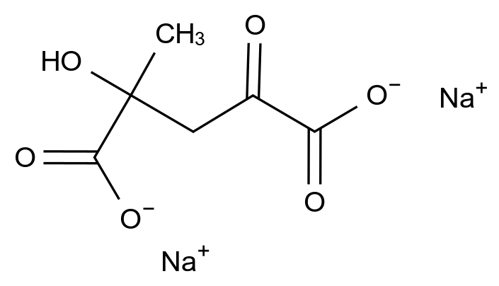 2-羥基-2-甲基-4-氧代戊二酸鈉,Sodium 2-hydroxy-2-methyl-4-oxopentanedioate