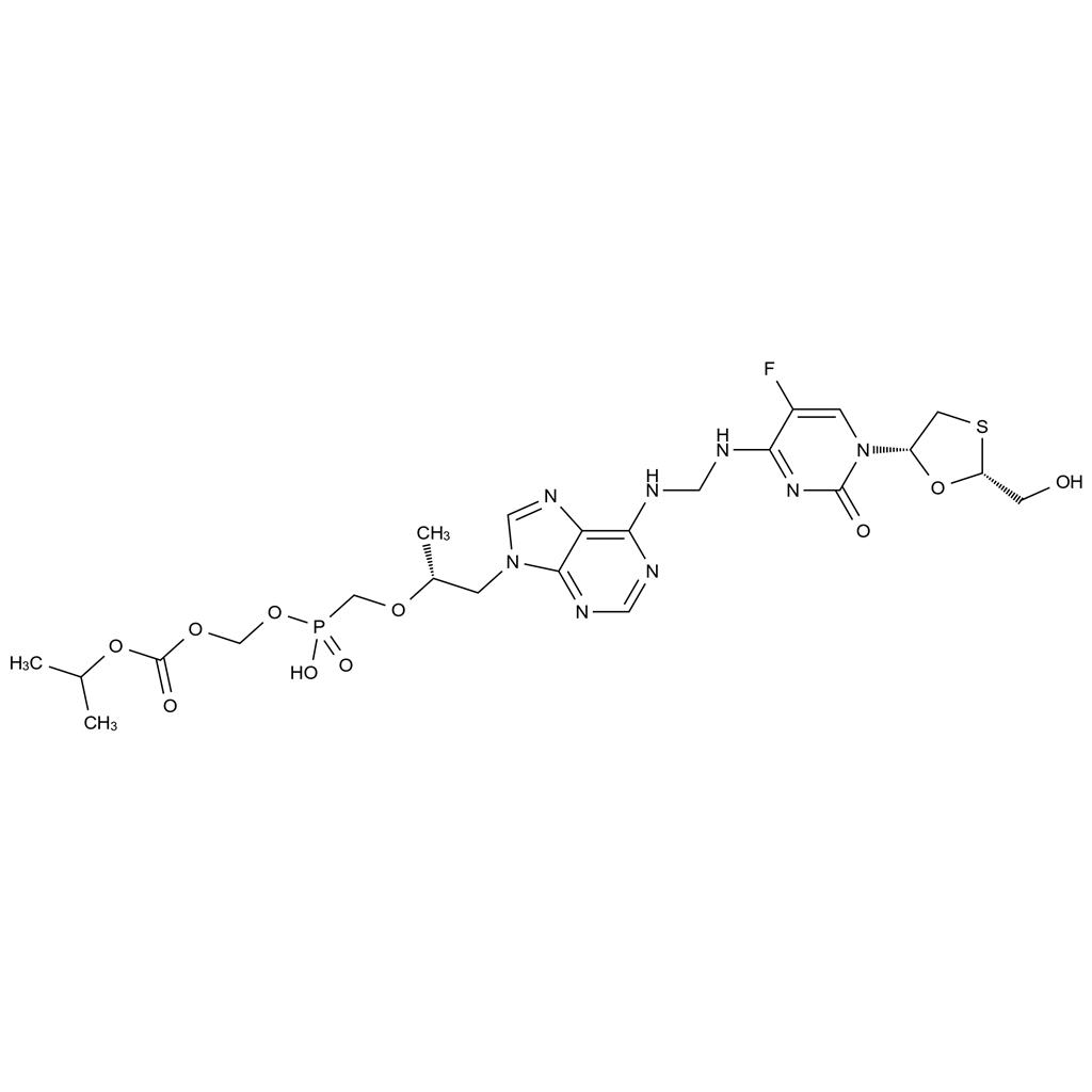 替諾福韋單吡呋酯恩曲他濱加合物,Tenofovir monopyrfuroxil enrutabine adduct