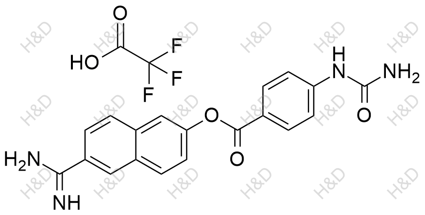 萘莫司他雜質(zhì)2(三氟乙酸鹽),Nafamostat Impurity 2(Trifluoroacetate)