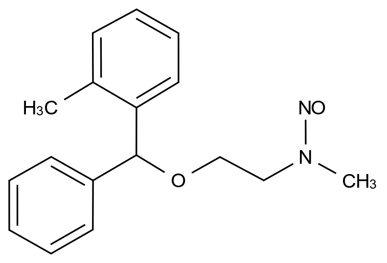 N-亞硝基去甲基鄰苯海拉明,N-methyl-N-(2-(phenyl(o-tolyl)methoxy)ethyl)nitramide