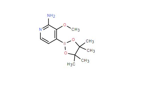 3-甲氧基-4-(4,4,5,5-四甲基-1,3,2-二氧雜硼烷-2-基)吡啶-2-胺,2-Pyridinamine, 3-methoxy-4-(4,4,5,5-tetramethyl-1,3,2-dioxaborolan-2-yl)-