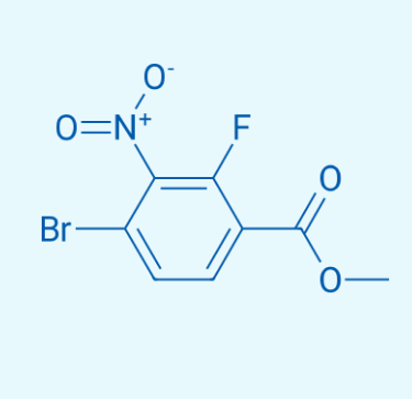 4-溴-2-氟-3-硝酸苯甲酸甲酯,4-Bromo-2-fluoro-3-nitrobenzoate methyl ester