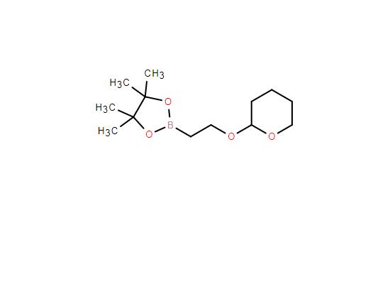 4,4,5,5-四甲基-2-(2-(四氫-2H-吡喃-2-基)氧基)乙基)-1,3,2-二氧雜硼烷,2H-Pyran, tetrahydro-2-[2-(4,4,5,5-tetramethyl-1,3,2-dioxaborolan-2-yl)ethoxy]-