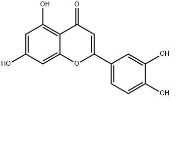 木犀草素；2-(3,4-二羥苯基)-5,7-二羥基-4H-苯并吡喃-4-酮,Luteolin; 2-(3,4-dihydroxyphenyl)-5,7-dihydroxy-4h-1-benzopyran-4-one